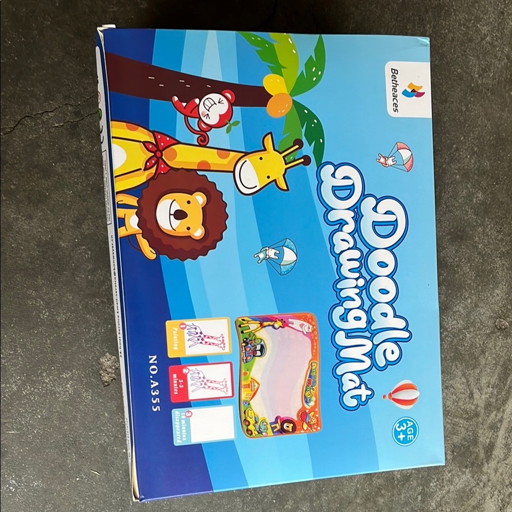 Colorful Doodle Drawing Mat for Kids